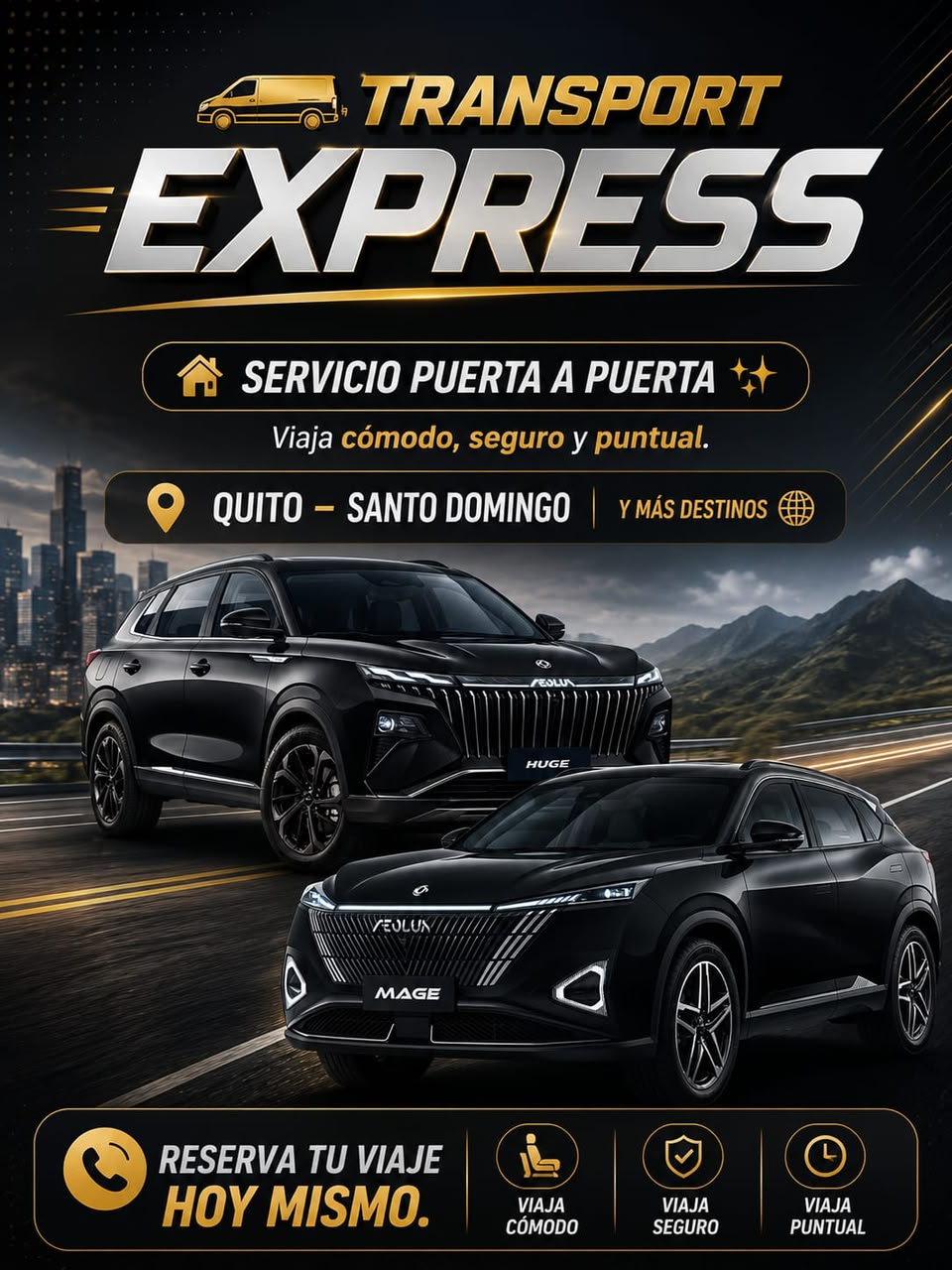 Servicio puerta a puerta Quito Santo Domingo y más destinos